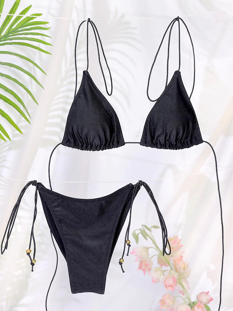 Blue Flow | String Bikini š