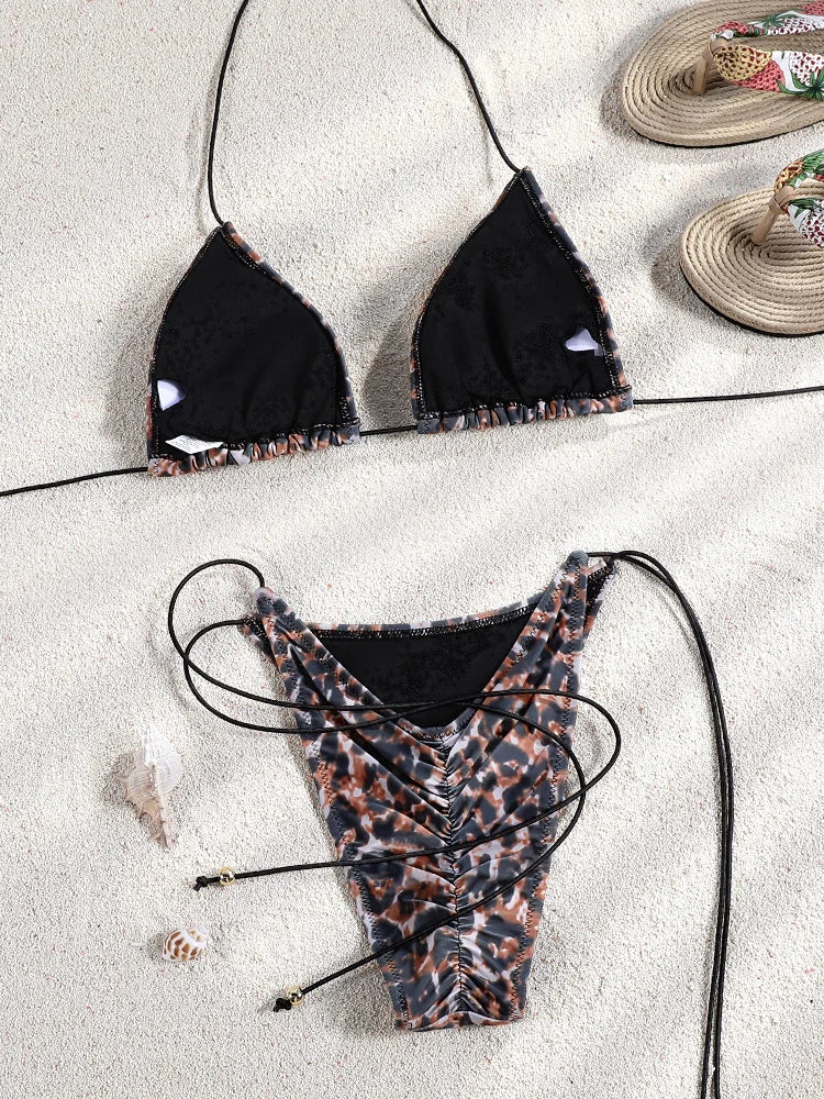Blue Flow | String Bikini š