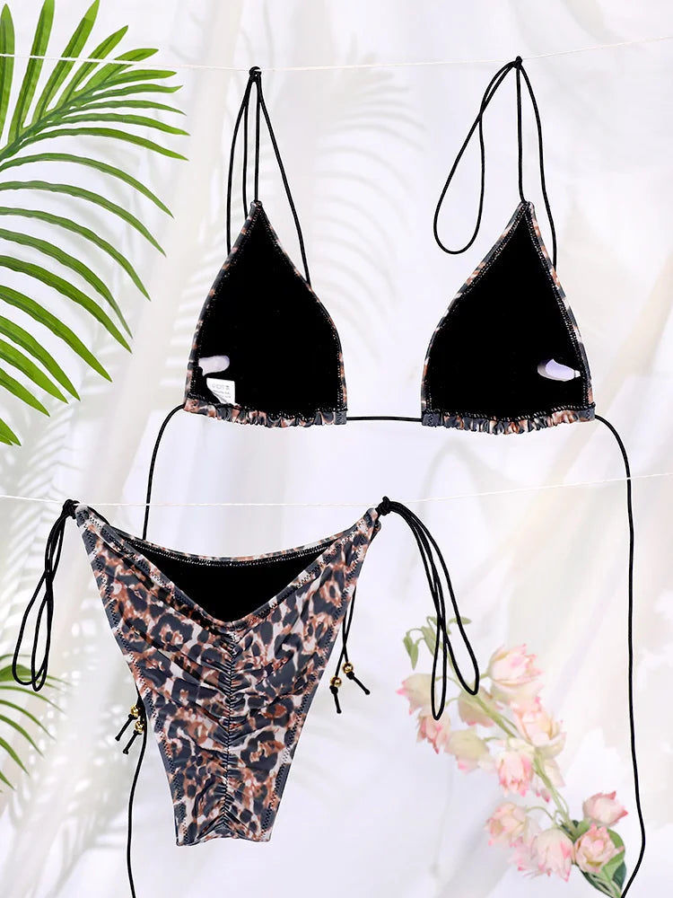 Blue Flow | String Bikini š