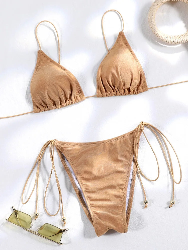 Blue Flow | String Bikini š