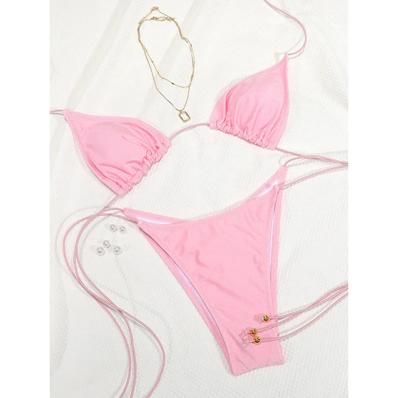 Blue Flow | String Bikini š