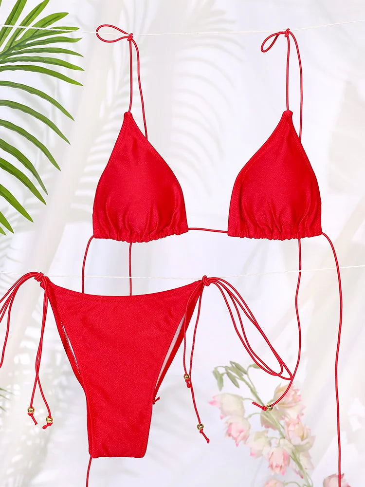 Blue Flow | String Bikini š