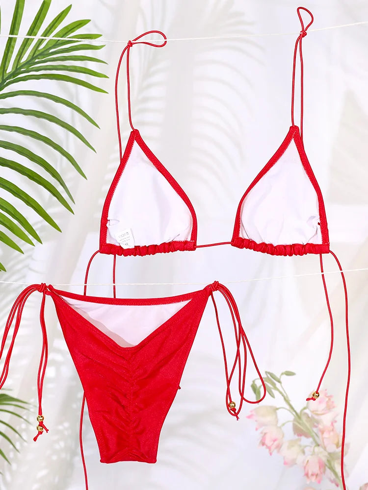 Blue Flow | String Bikini š