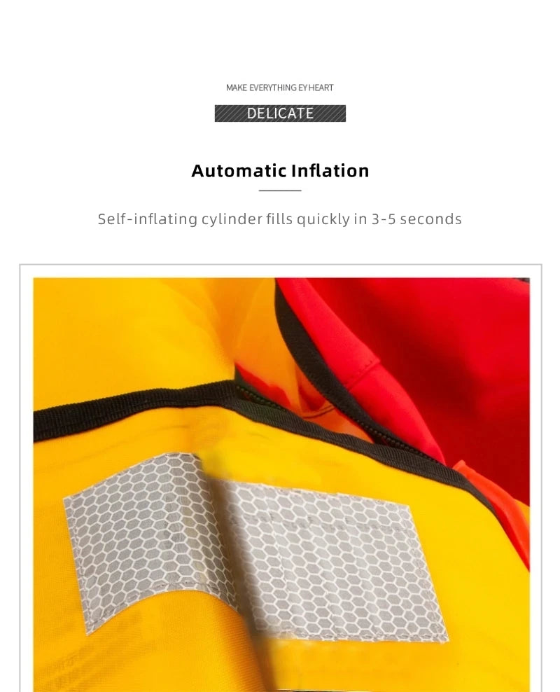 Blue Flow | New Auto Self-Inflatable Life Vest/manual