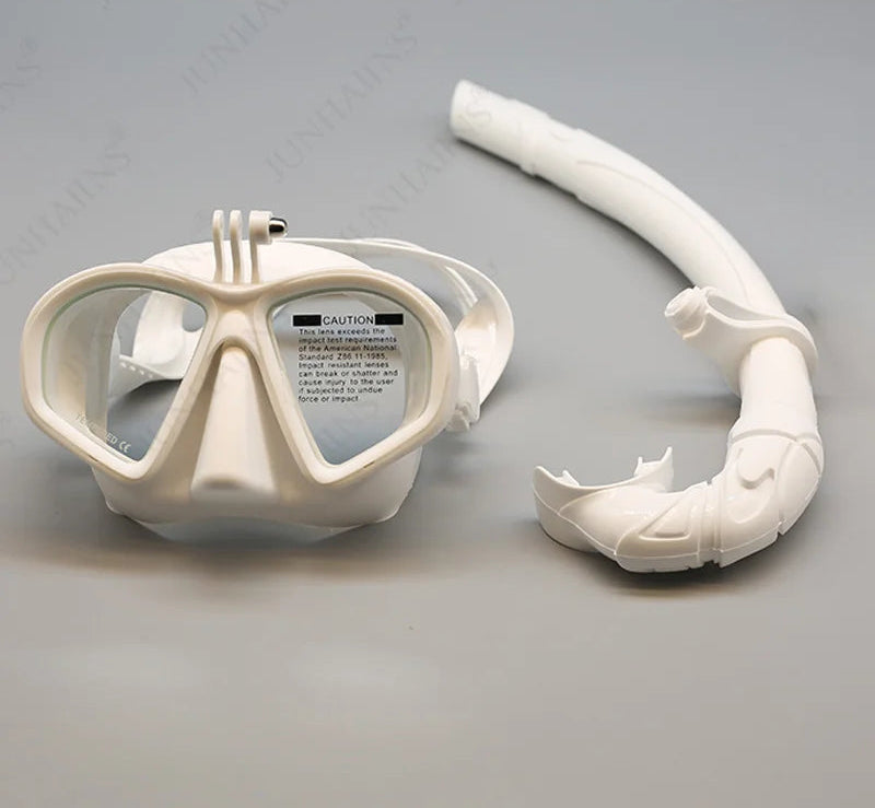 Blue Flow | Wet GoPro Mount Low Volume Diving Mask