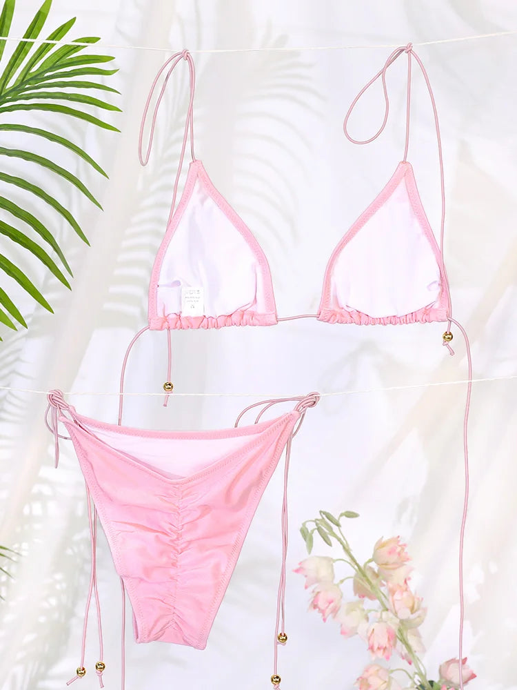 Blue Flow | String Bikini š