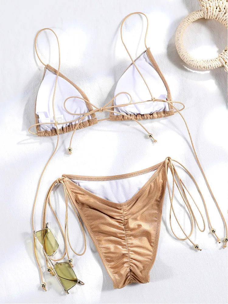 Blue Flow | String Bikini š