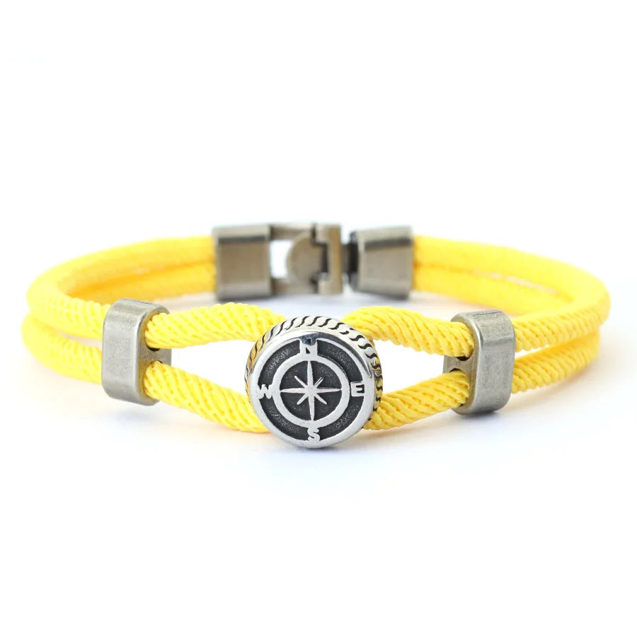 Blue Flow | New Compass Viking Rope Bracelet