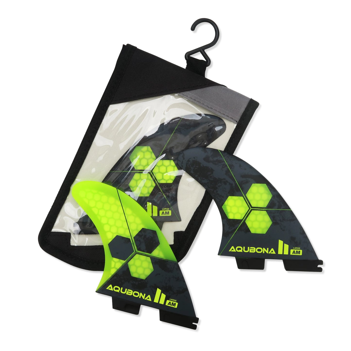 Blue Flow |  Honeycomb Fiberglass Surfboard Fins – Tri Fin Set