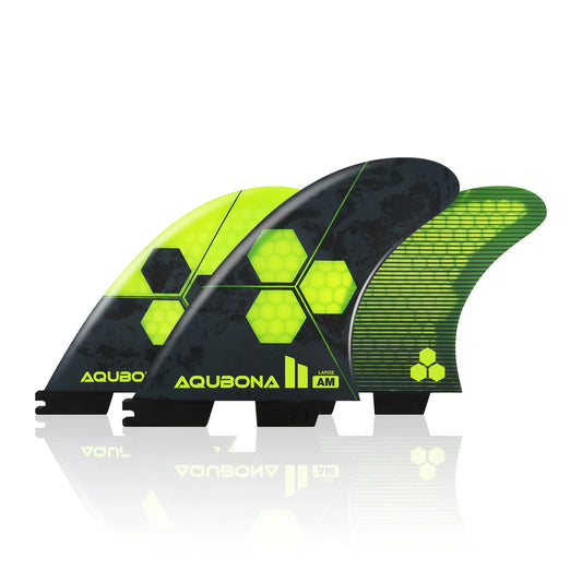 Blue Flow |  Honeycomb Fiberglass Surfboard Fins – Tri Fin Set