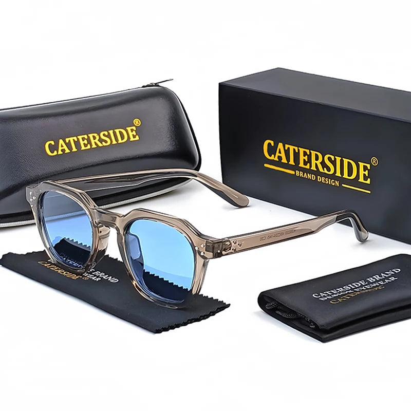 Blue Flow |  CATERSIDE Retro Polarized Sunglasses