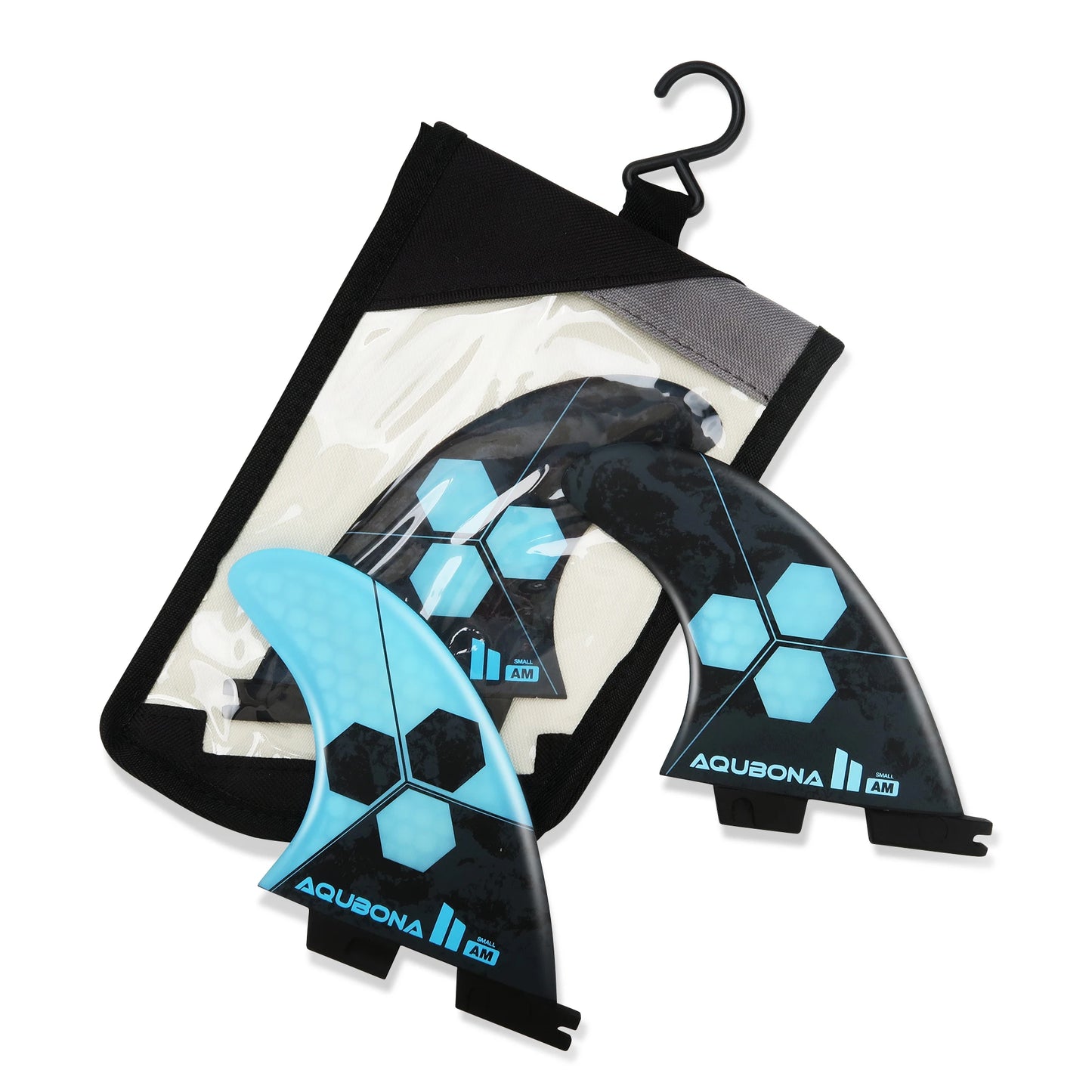Blue Flow |  Honeycomb Fiberglass Surfboard Fins – Tri Fin Set