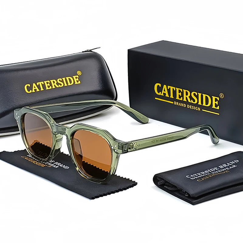Blue Flow |  CATERSIDE Retro Polarized Sunglasses