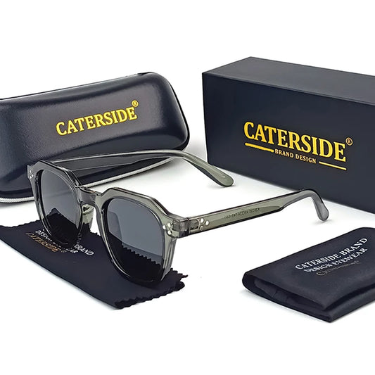 Blue Flow |  CATERSIDE Retro Polarized Sunglasses