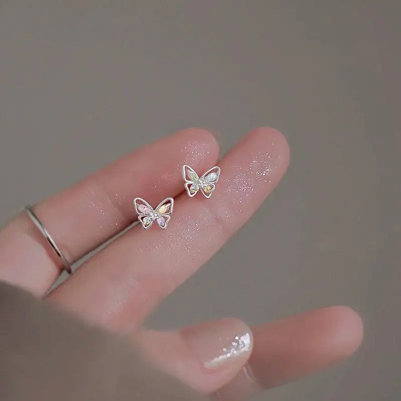 Blue Flow | Korean Cute Water Drop Crystal Earrings 💧✨
