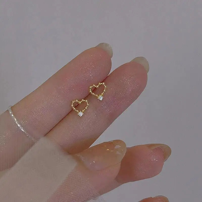 Blue Flow | Korean Cute Water Drop Crystal Earrings 💧✨