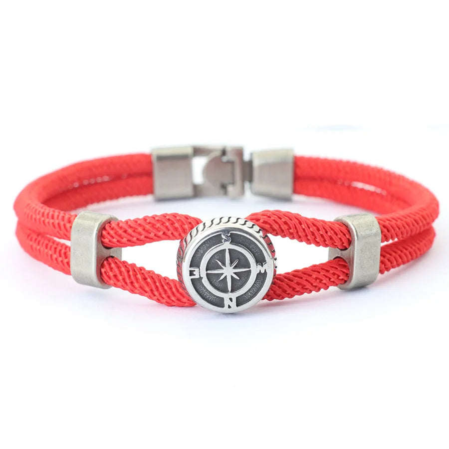Blue Flow | New Compass Viking Rope Bracelet